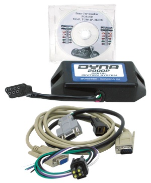 Módulo de encendido digital programable Dyna 2000 negro con conectores