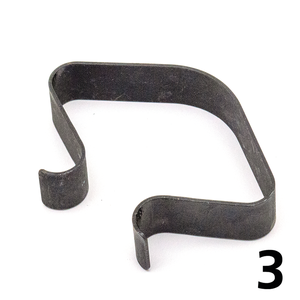 Clips metálicos para fijar alambres y cables en motocicletas Harley-Davidson vintage