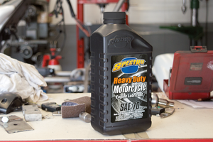Frasco de aceite Spectro Heavy Duty SAE 70 para motos