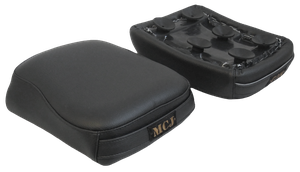 Asiento de motocicleta MCJ con base de ventosa negra