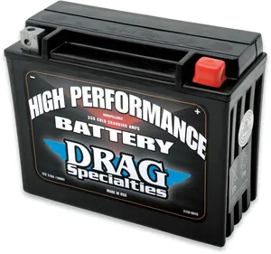Batería rectangular negra para motocicleta Harley-Davidson compatible con modelos americanos