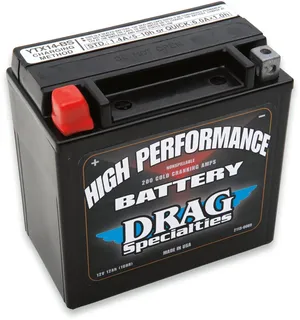 Batería negra para motocicleta Harley-Davidson compatible con modelos europeos