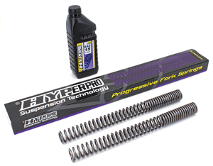 Muelles de suspensión delantera Link System Hyperpro para motocicleta