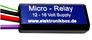 Micro relé eléctrico de arranque para motocicleta vista frontal