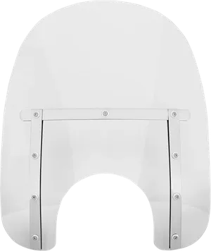 Parabrisas Memphis Slim transparente montado en manillar de motocicleta Harley-Davidson