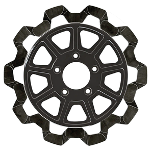 Rotores de freno de disco flotante Lyndall para motocicleta