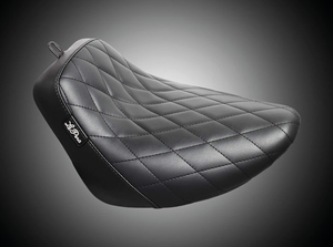 Asiento Le Pera Bare Bones negro para motocicleta Harley-Davidson Softail