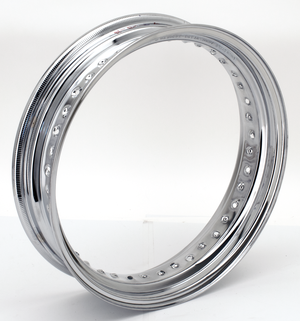 Par de llantas cromadas para motocicleta estilo americano