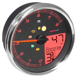 Indicador digital Koso HD-05 estilo Fat Bob para Harley-Davidson Softail y Road King
