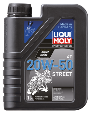 Botella de aceite de motocicleta mineral Liqui Moly