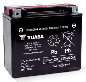 Batería Yuasa V-Force de alta potencia libre de mantenimiento