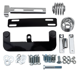 Kit de montaje de asiento V-Twin Mfg. con tornillos y soportes para instalación de asiento