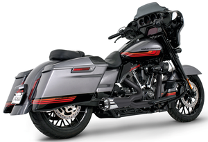 Escape Shorty 2-1 negro para motocicleta Harley-Davidson