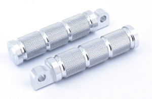 Reposapiés y tacos estilo retro de aluminio billet para moto custom