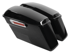 Juego de maletas rígidas estilo viaje estándar montadas en Harley-Davidson Touring