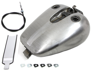 Depósito de gasolina estilo bobbed para Harley Touring en color negro