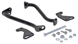 Soportes Dominator para carenado estilo ST instalados en motocicleta