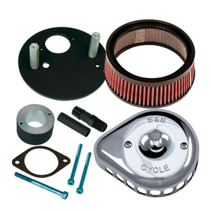 Kit filtro de aire Stealth Mini Lágrima S&S para Harley-Davidson