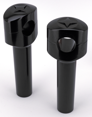 Par de torretas Fusion con cabeza ovalada para montaje de accesorios