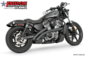 Radio Radical Freedom Performance negra para rueda delantera Harley Nightster