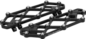 Reposapiés Diamond acabado oscuro tipo diamante para motocicleta Harley-Davidson
