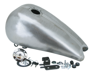 Depósito de gasolina alargado 3 pulgadas con tapón Aero para Harley Softail