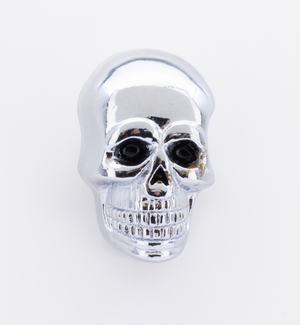 Par de calaveras con espárrago estilo Bad Bones para motocicleta