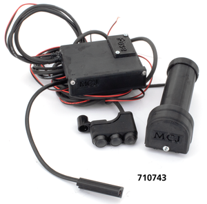Tubos de escape ajustables MCJ instalados en motocicleta Harley Touring