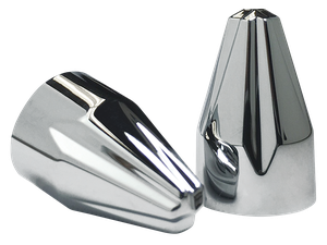 Par de tapones de tornillos negros Ciro para motocicleta Harley-Davidson