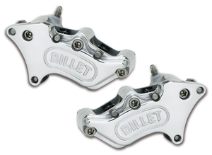 Pinzas de freno Harrison color aluminio forjado billet