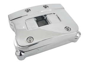 Par de tapas de balancines cromadas para motores Harley-Davidson Evolution