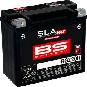 Batería AGM SLA MAX activada sin mantenimiento para moto