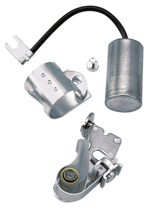 Conjunto de platinos y condensadores de encendido para motocicleta