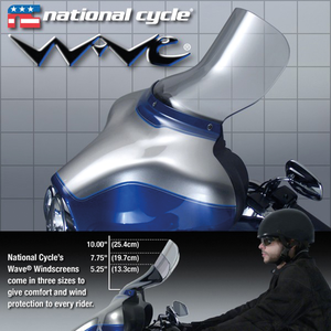 Pantalla Wave National Cycle para Harley Touring