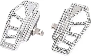 Par de plataformas Apex Mini negras para motocicleta