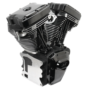 Motor S&S T-Series long block completo con culatas y bloque ensamblados