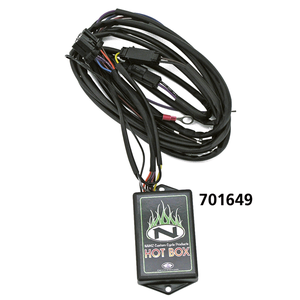 Bolsa negra bagger para gestión de cableado eléctrico en motocicleta