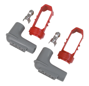 Par de retenciones para protectores de terminales de bujía marca MSD