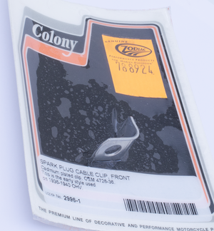 Clips metálicos para fijar alambres y cables en motocicletas Harley-Davidson de época