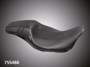 Asiento Le Pera Outcast negro para motocicleta Harley Touring
