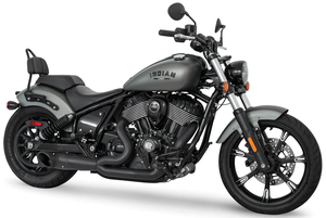 Escape corto Slash Cut 2 en 1 instalado en Indian PowerPlus Thunderstroke