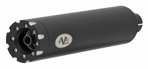 Sistema de escape V-Performance 2 en 2 instalado en motocicleta Harley-Davidson Nightster