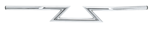 Manillar Z-Bars negro mate para motocicleta Harley-Davidson
