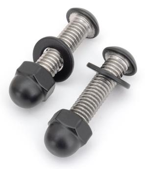 Tornillos de acero inoxidable negro para estriberas de motocicleta
