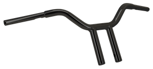 Manillar Chonky estilo club Zodiac negro para motocicleta