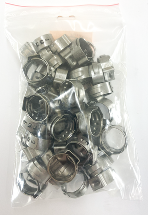 Abrazaderas de acero inoxidable estilo original para manguitos de freno y embrague marca Oetiker