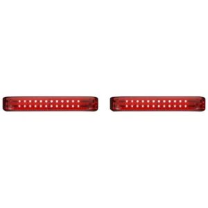 Luces de alforja ProBEAM LED Sequential BAGZ™ instaladas en alforja de motocicleta