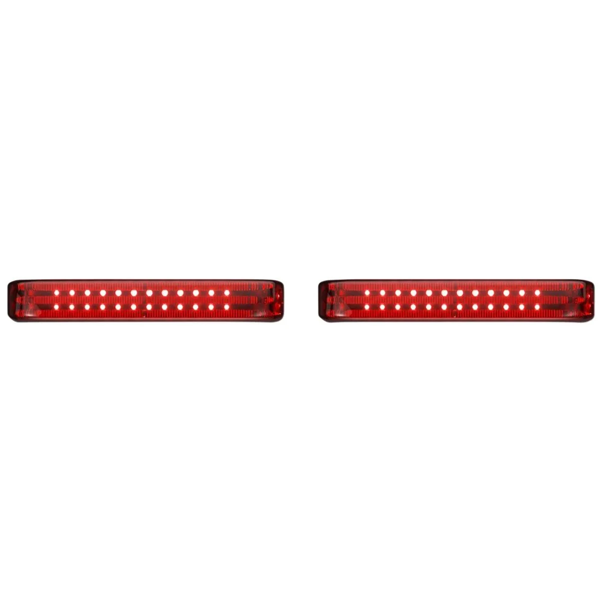 Luces de alforja ProBEAM LED Sequential BAGZ™ instaladas en alforja de motocicleta