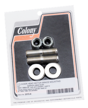 Par de soportes de motor superiores estilo stock para Harley-Davidson Big Twin