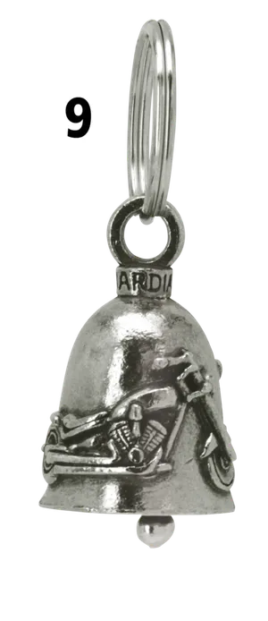 Par de campanas guardianas negras para motor de motocicleta